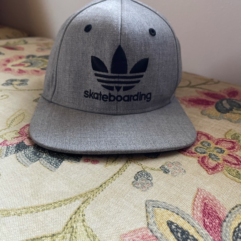 Adidas gray ball cap